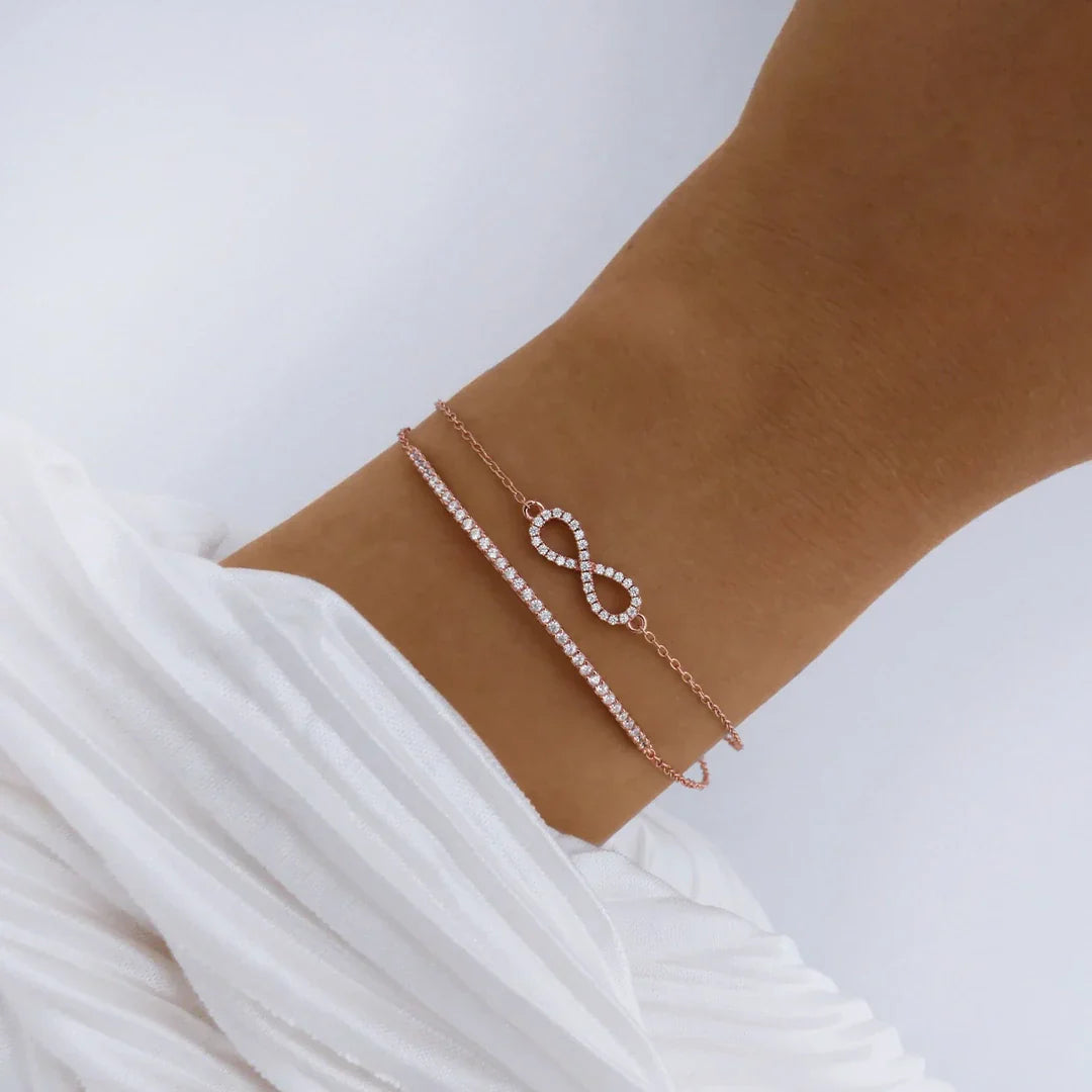 Elegant 0.4 TCW Round Lab-Grown Diamond Bracelet 8
