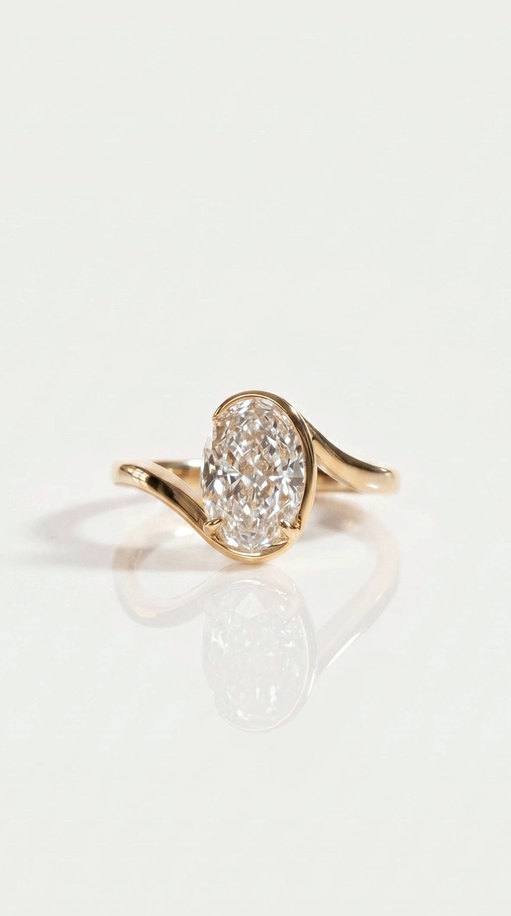 Solitaire Cathedral- 1.8 CT Cushion Lab Grown Diamond Wedding Band