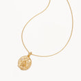 Load image into Gallery viewer, Golden Botanical 0.05 Carat Round Lab Grown Diamond Necklace
