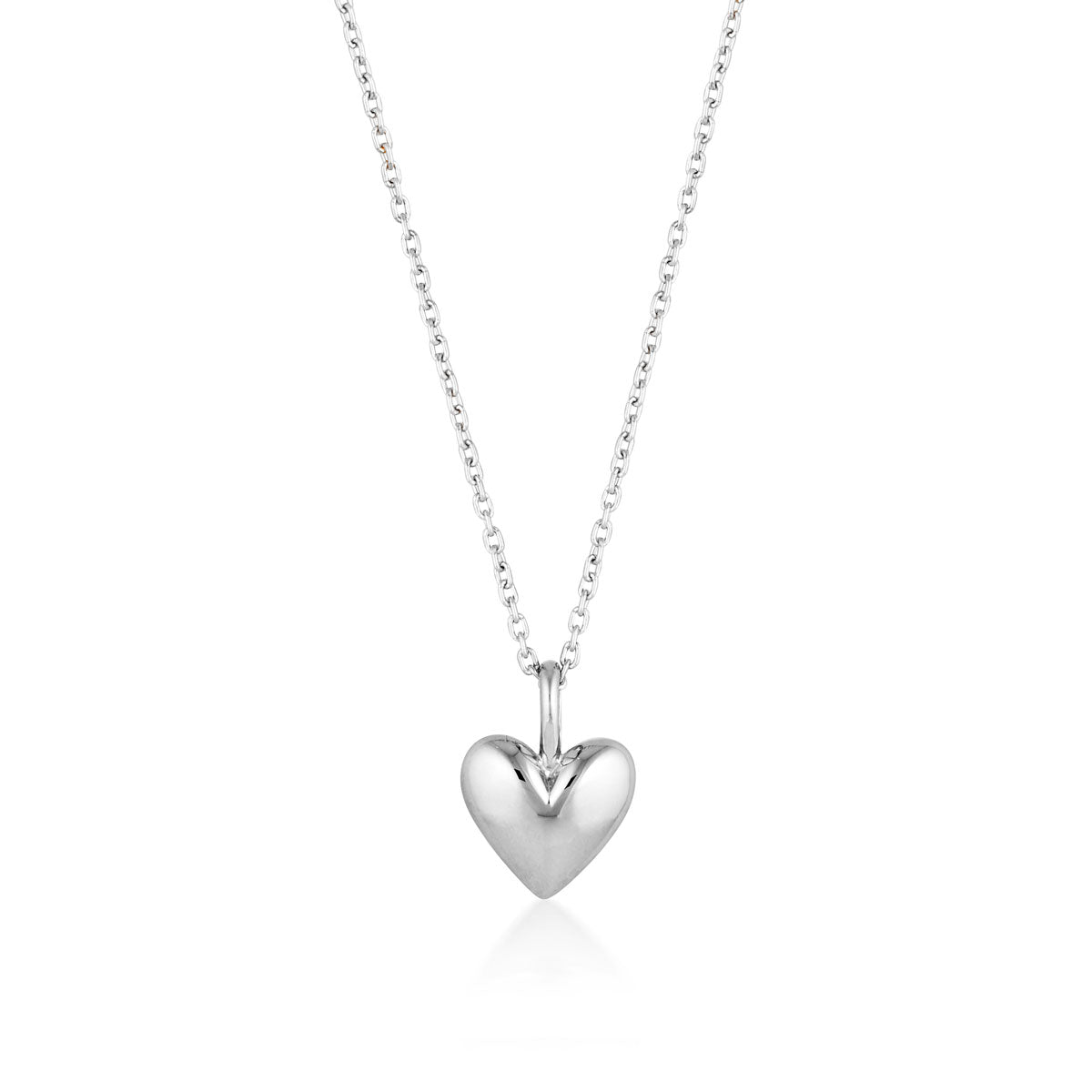 Radiant Heart Gold Pendant Necklace