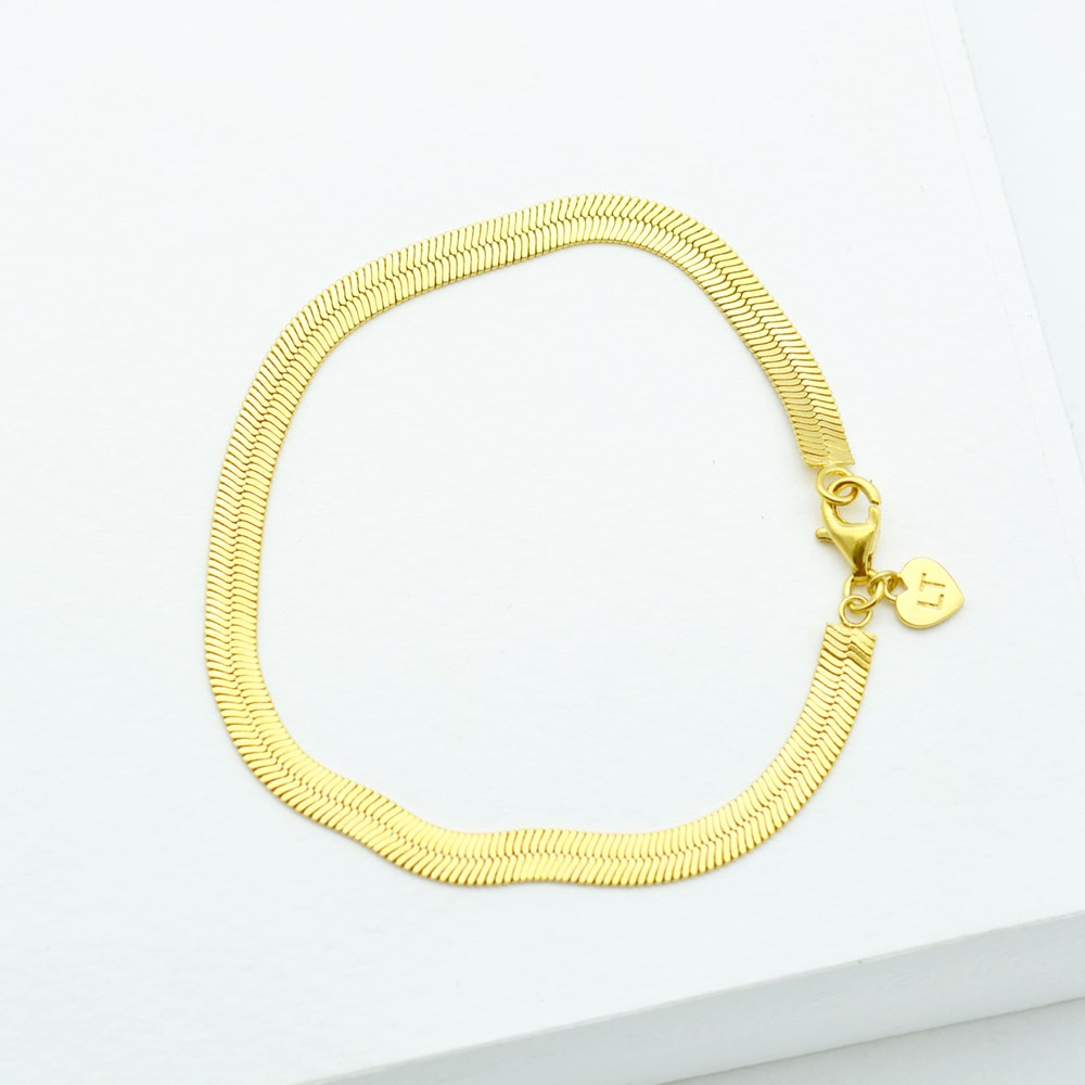 Elegant Spiral Chain Bracelet