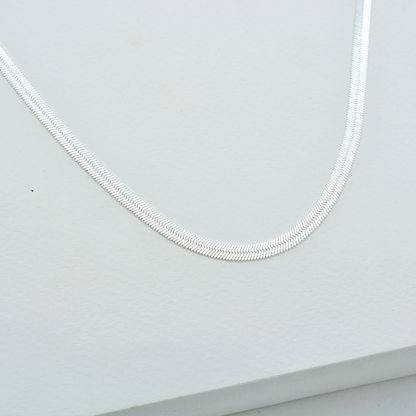 Golden Herringbone Elegance Necklace 8