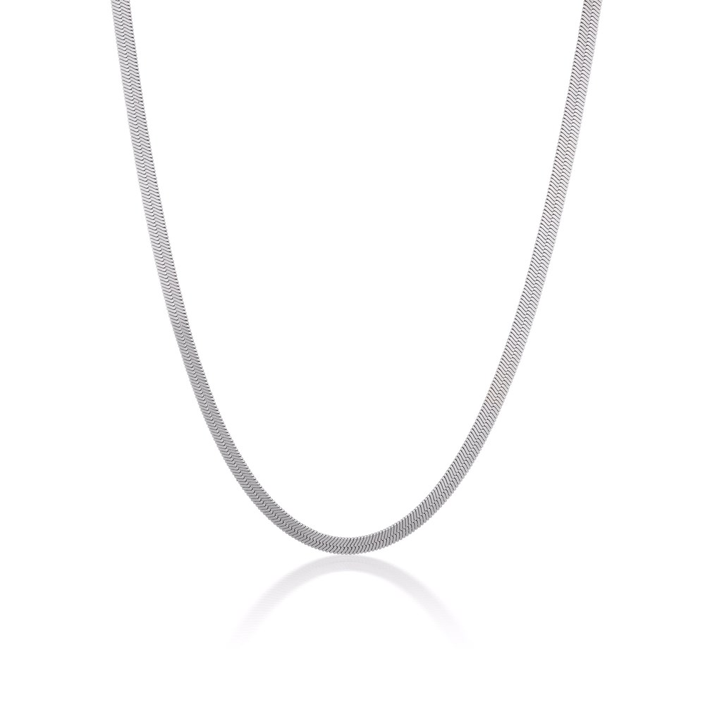Golden Herringbone Elegance Necklace 2