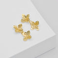 Load image into Gallery viewer, Golden Blossoms Double Drop Earrings
