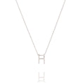 Load image into Gallery viewer, Elegant Silver Initial Pendant Necklace
