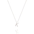 Load image into Gallery viewer, Elegant Silver Initial Pendant Necklace
