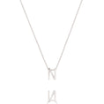 Load image into Gallery viewer, Elegant Silver Initial Pendant Necklace
