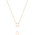 Load image into Gallery viewer, Elegant Silver Initial Pendant Necklace
