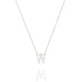 Load image into Gallery viewer, Elegant Silver Initial Pendant Necklace
