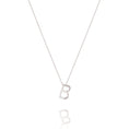 Load image into Gallery viewer, Elegant Silver Initial Pendant Necklace 1
