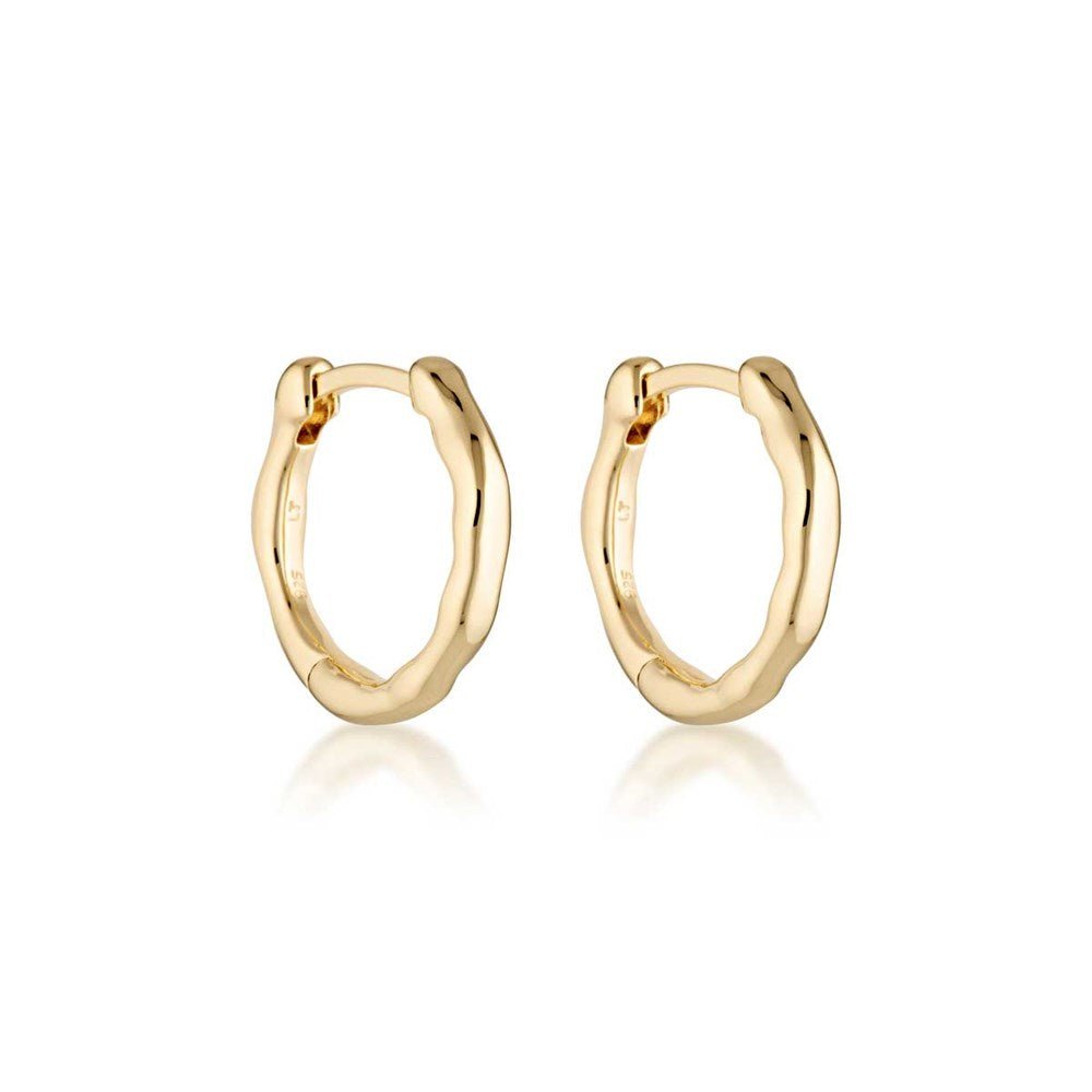 Classic Style Gold Hoop Earrings 1