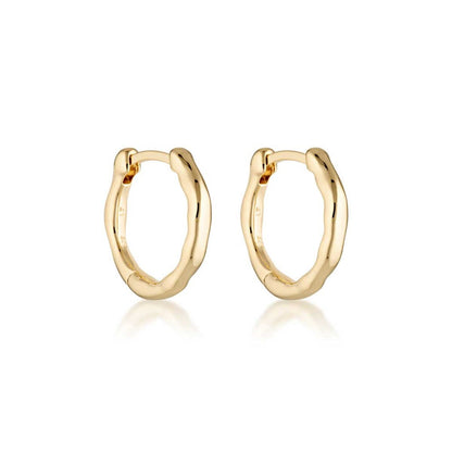Classic Style Gold Hoop Earrings 1