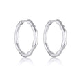 Load image into Gallery viewer, Elegant Wavy Gold Hoop Earrings
