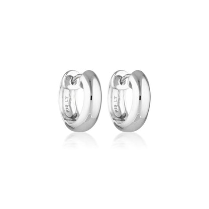 Elegant Gold Classic Hoop Earrings 4