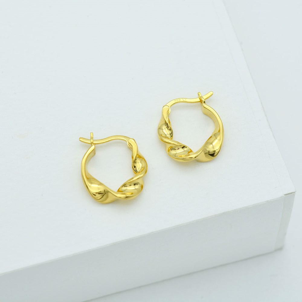 Classic Twist Hoop Earrings