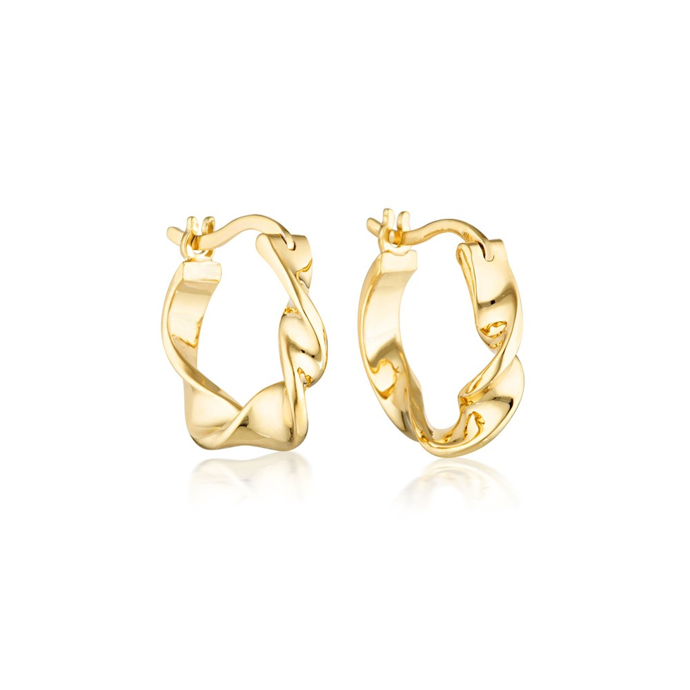 Classic Twist Hoop Earrings 1