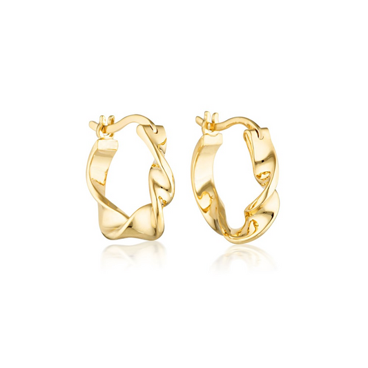 Classic Twist Hoop Earrings