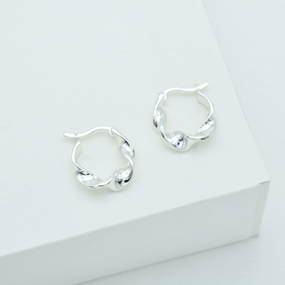 Classic Twist Hoop Earrings 7