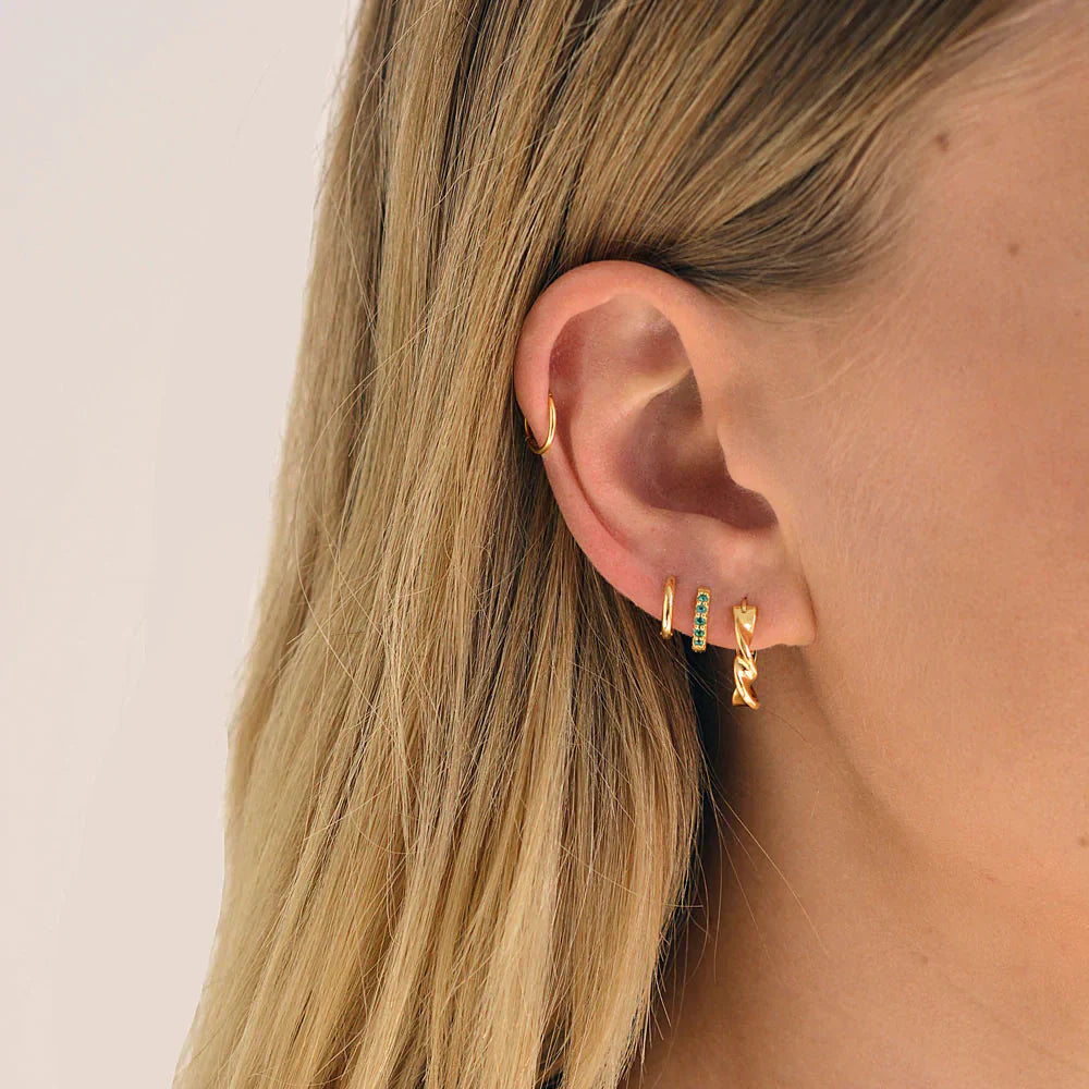 Classic Twist Hoop Earrings