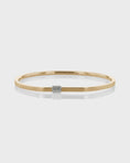 Load image into Gallery viewer, Elegant Textured Gold Oval Bracelet
