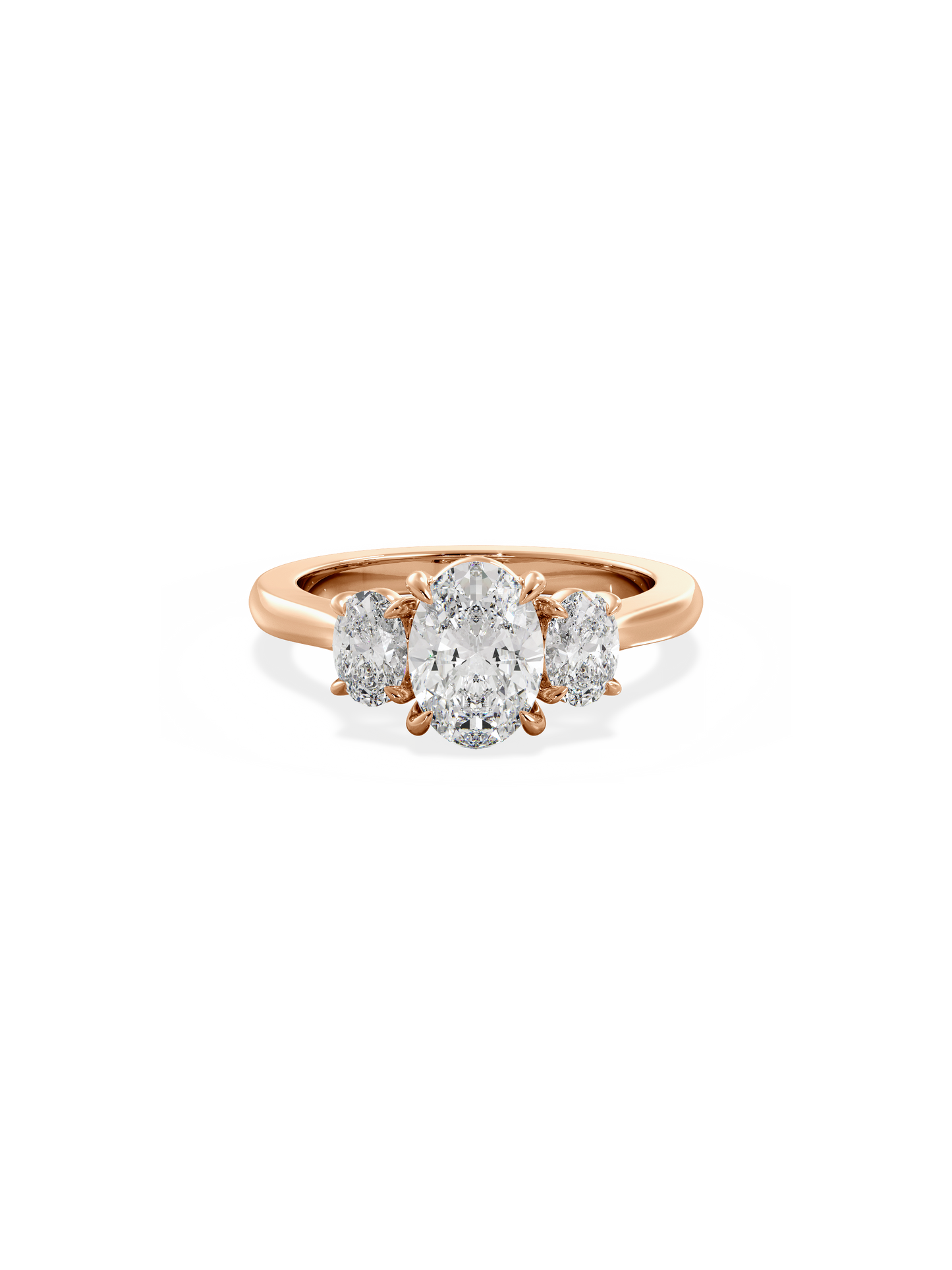 Solitaire-Oval Lab Grown Diamond Engagement Ring