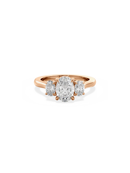 Solitaire-Oval Lab Grown Diamond Engagement Ring