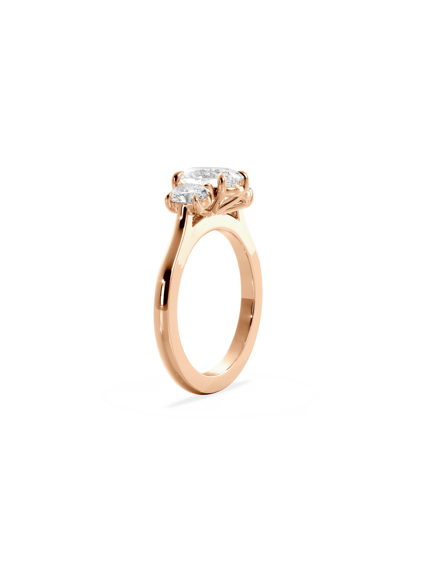 Solitaire-Oval Lab Grown Diamond Engagement Ring