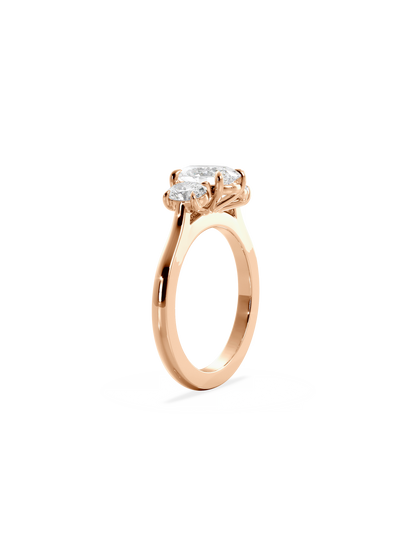 Solitaire-Oval Lab Grown Diamond Engagement Ring