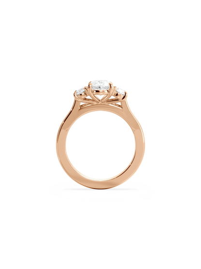 Solitaire-Oval Lab Grown Diamond Engagement Ring