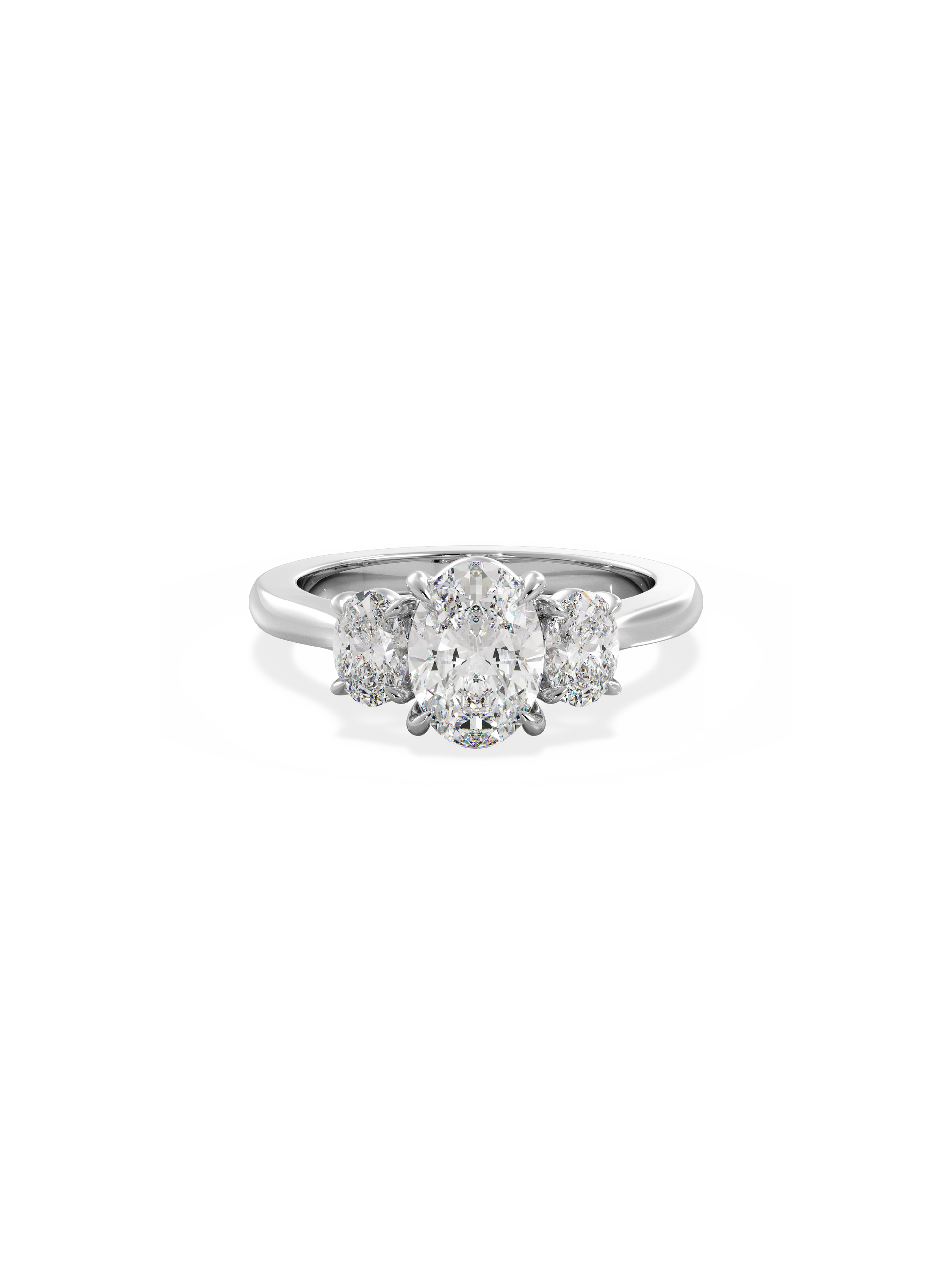 Solitaire-Oval Lab Grown Diamond Engagement Ring