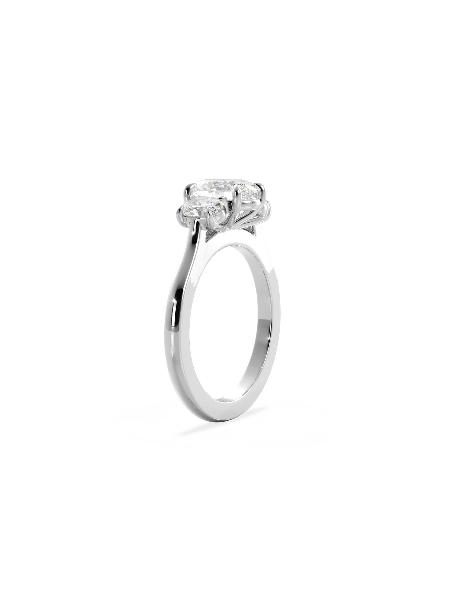 Solitaire-Oval Lab Grown Diamond Engagement Ring