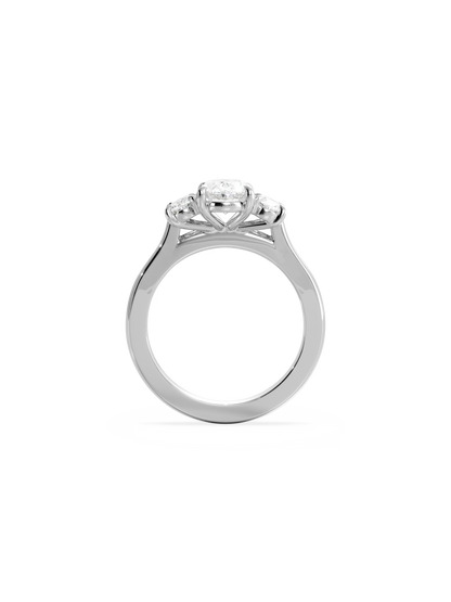 Solitaire-Oval Lab Grown Diamond Engagement Ring
