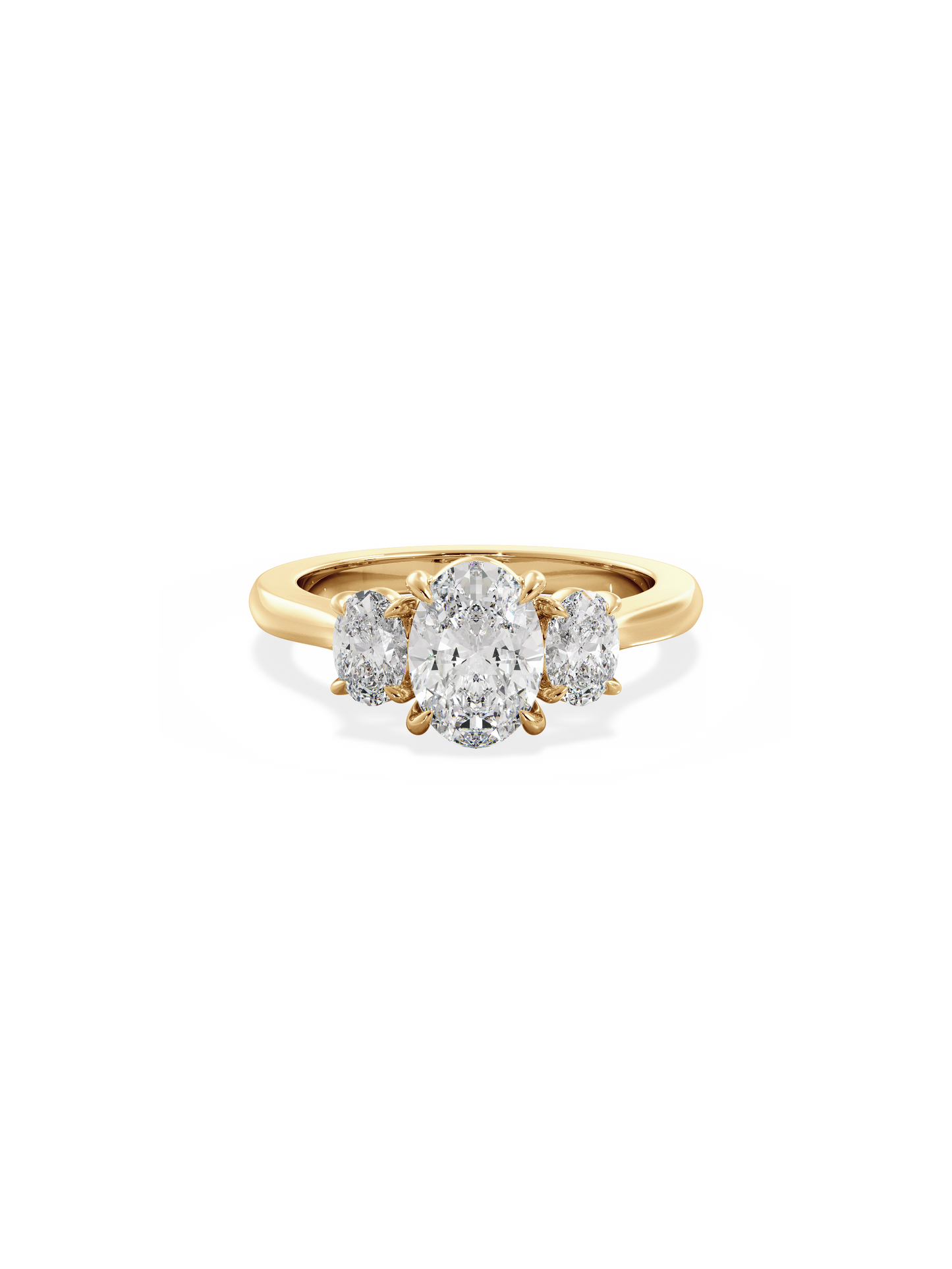 Solitaire-Oval Lab Grown Diamond Engagement Ring