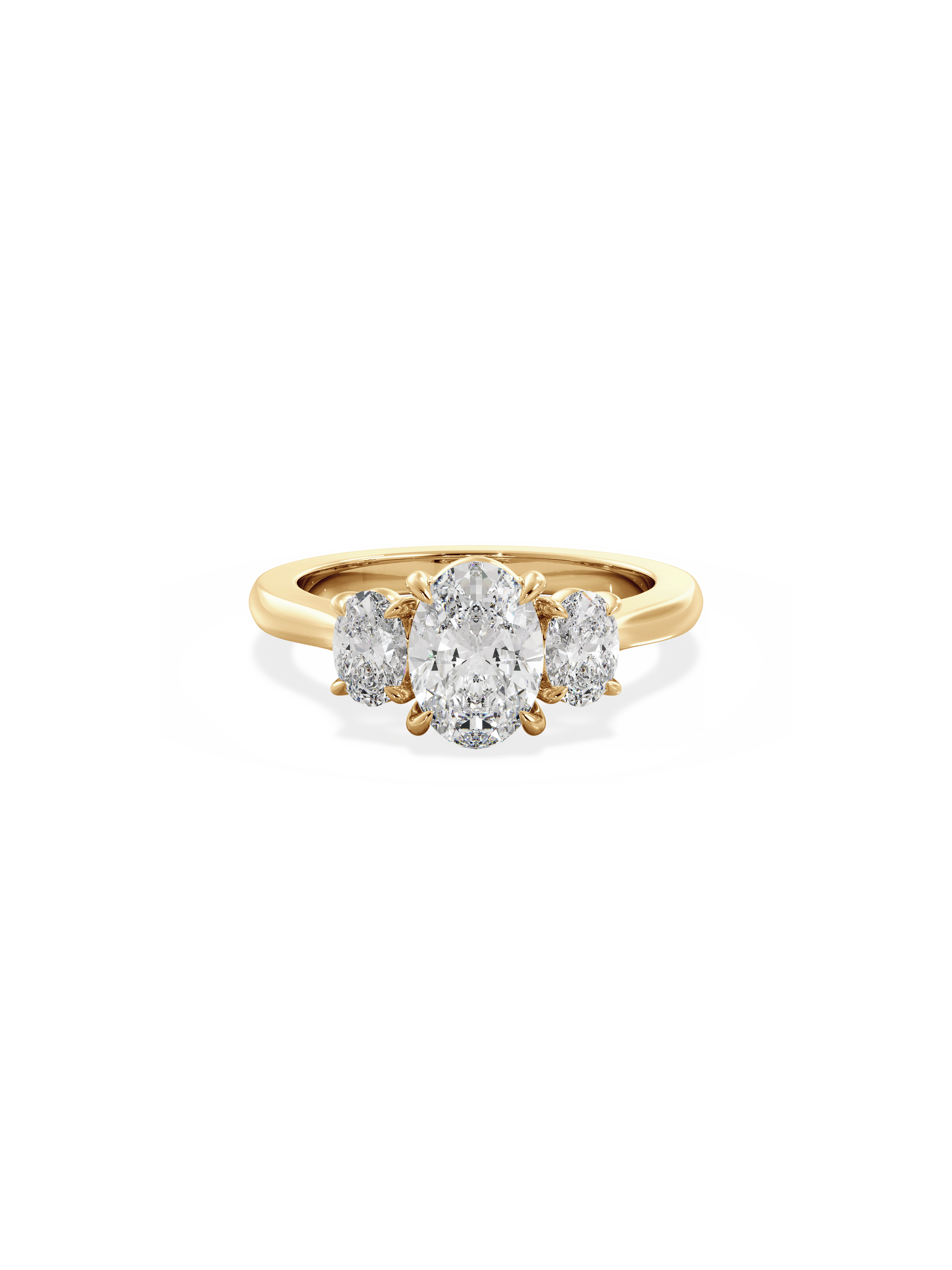 Solitaire-Oval Lab Grown Diamond Engagement Ring