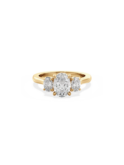 Solitaire-Oval Lab Grown Diamond Engagement Ring