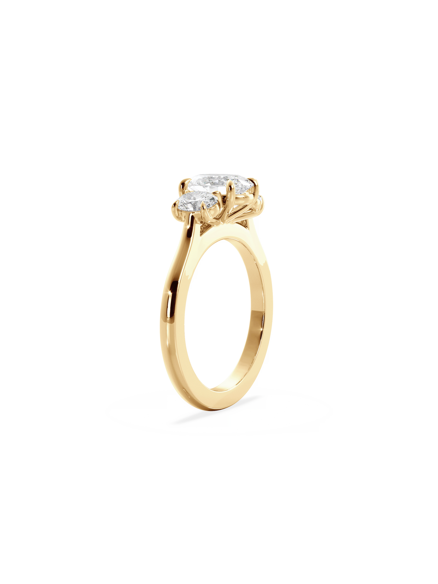 Solitaire-Oval Lab Grown Diamond Engagement Ring