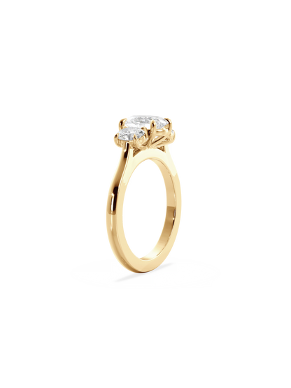 Solitaire-Oval Lab Grown Diamond Engagement Ring
