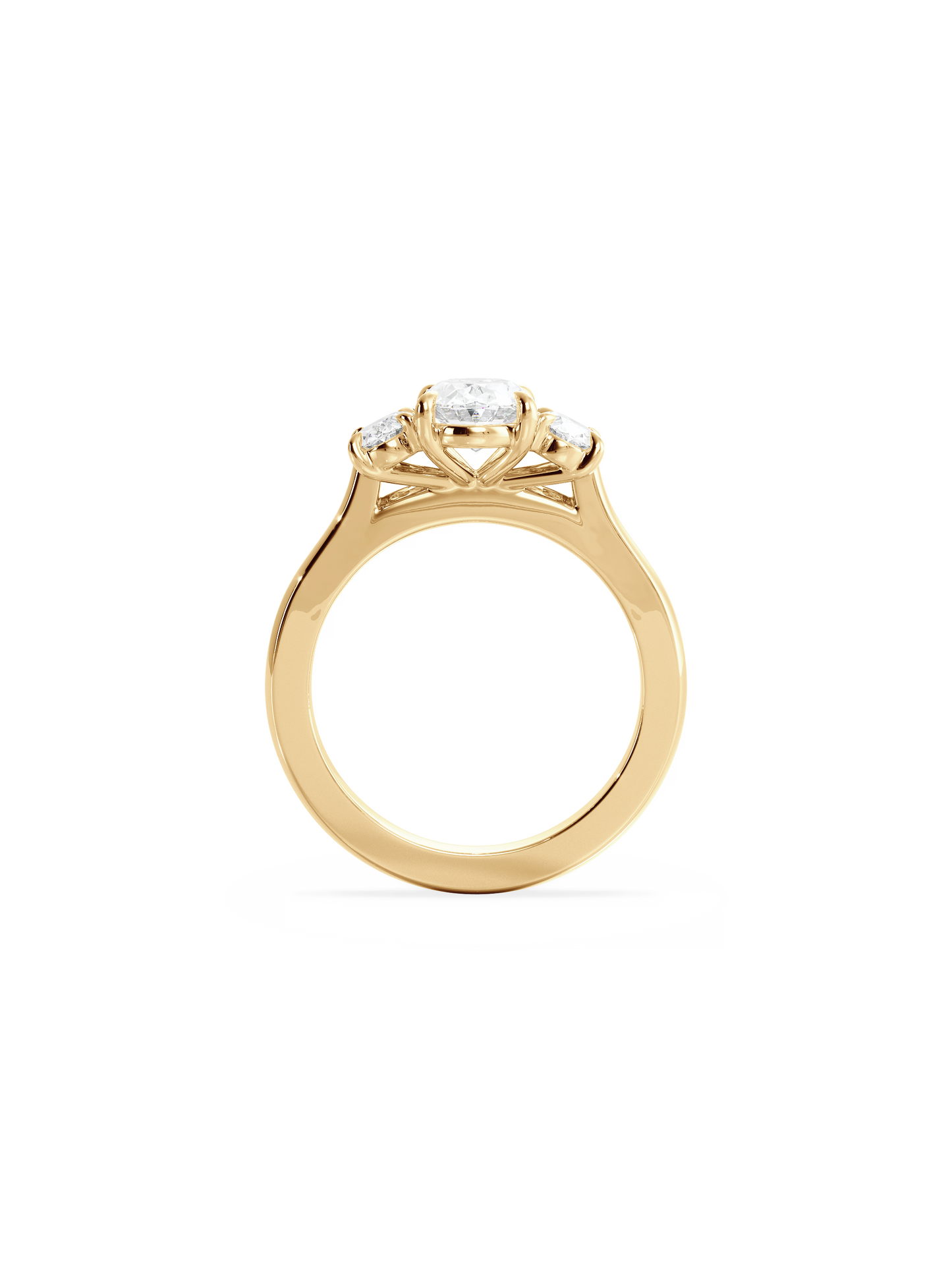 Solitaire-Oval Lab Grown Diamond Engagement Ring