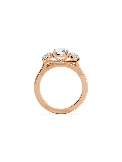 Solitaire-Oval Lab Grown Diamond Engagement Ring