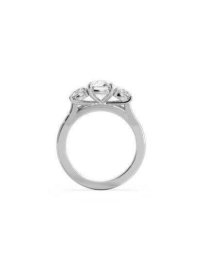 Solitaire-Oval Lab Grown Diamond Engagement Ring
