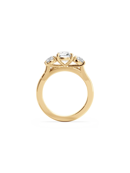 Solitaire-Oval Lab Grown Diamond Engagement Ring