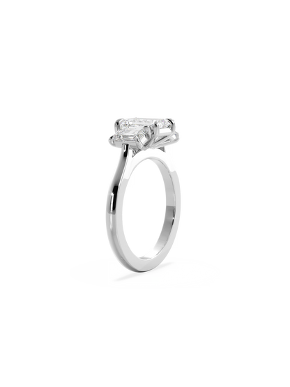 Solitaire-Oval Lab Grown Diamond Engagement Ring