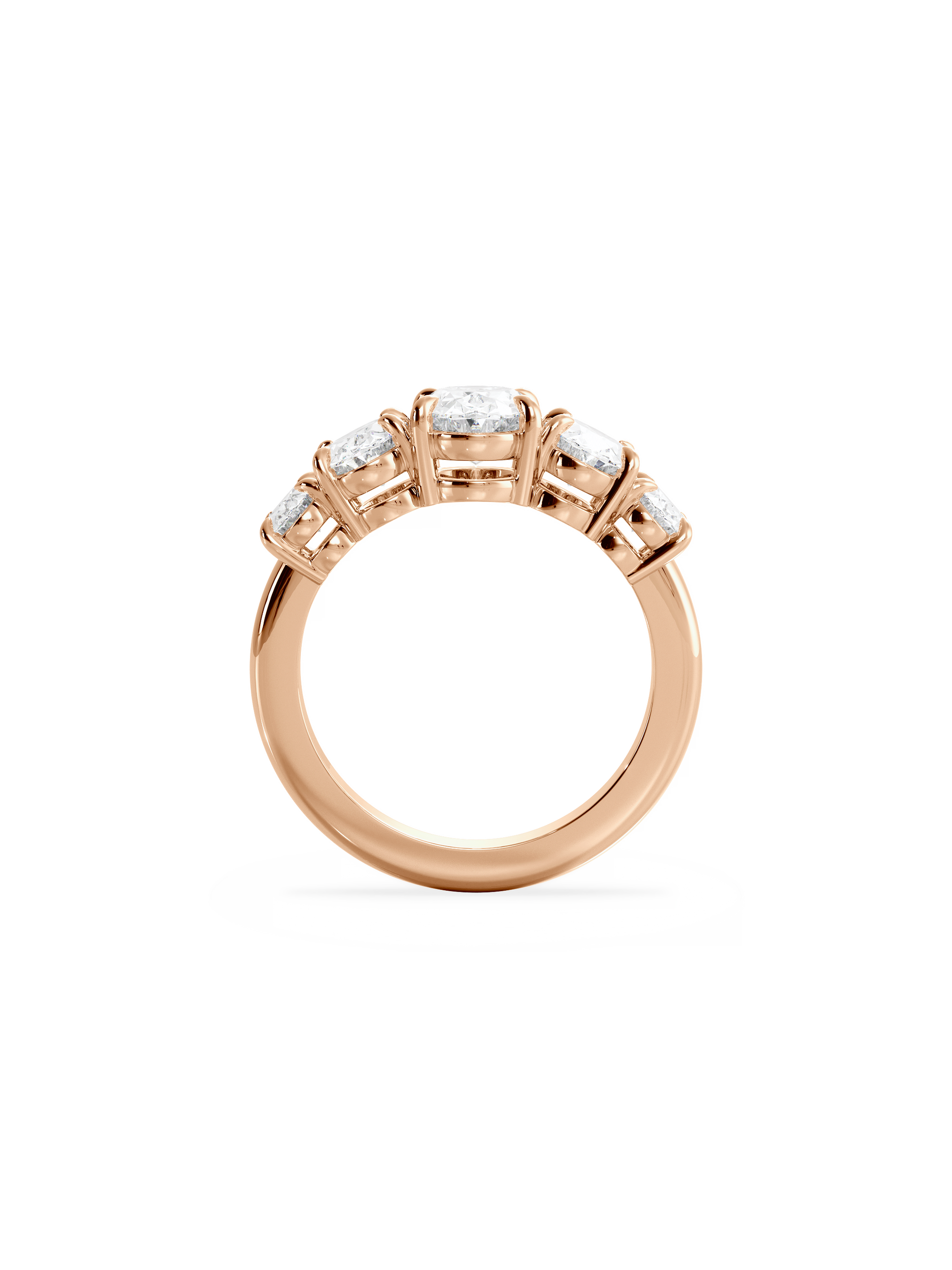 Solitaire-Oval Lab Grown Diamond Engagement Ring