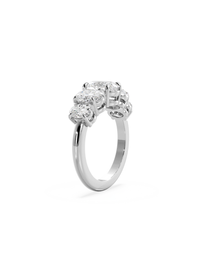Solitaire-Oval Lab Grown Diamond Engagement Ring
