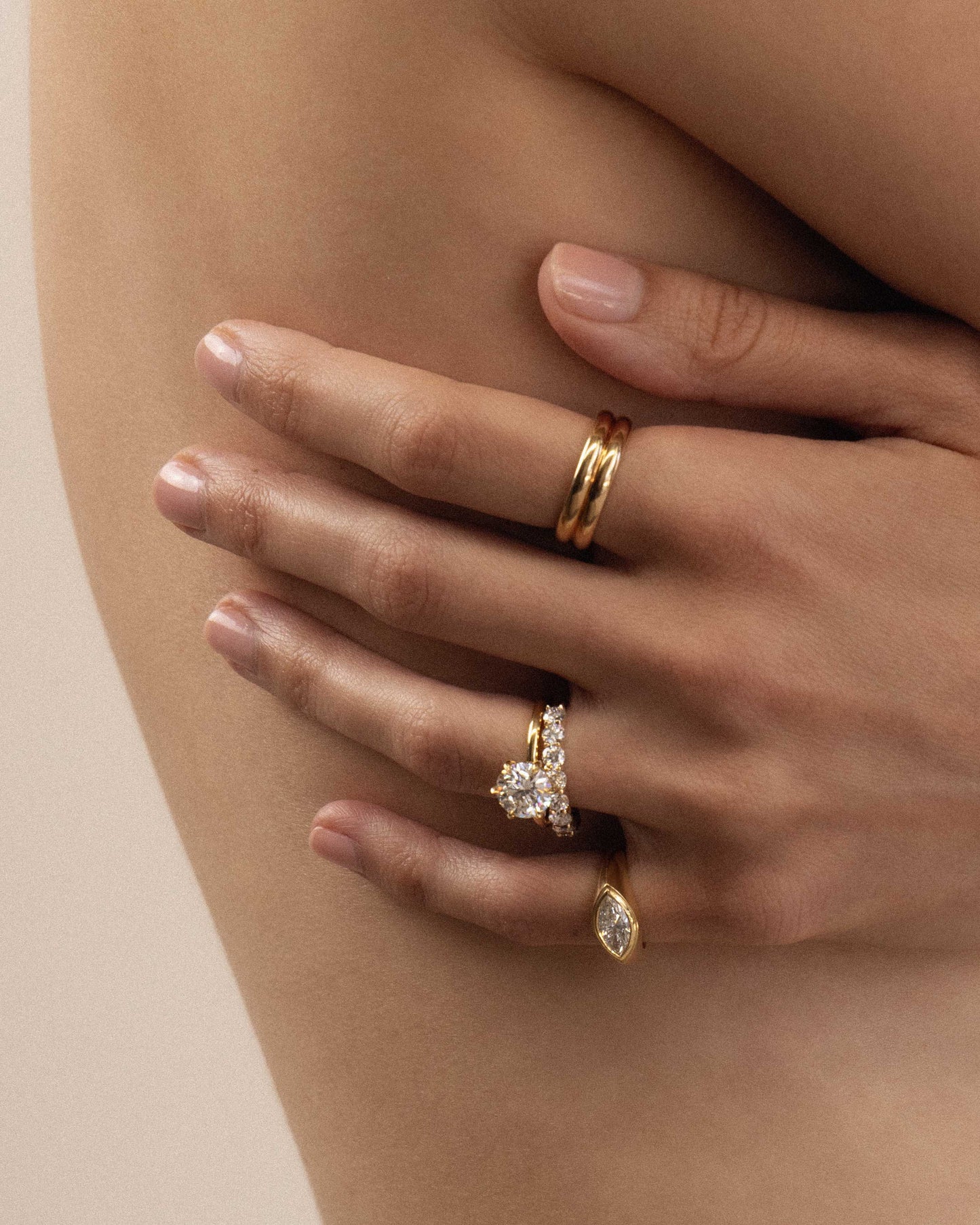 Solitaire-Oval Lab Grown Diamond Engagement Ring