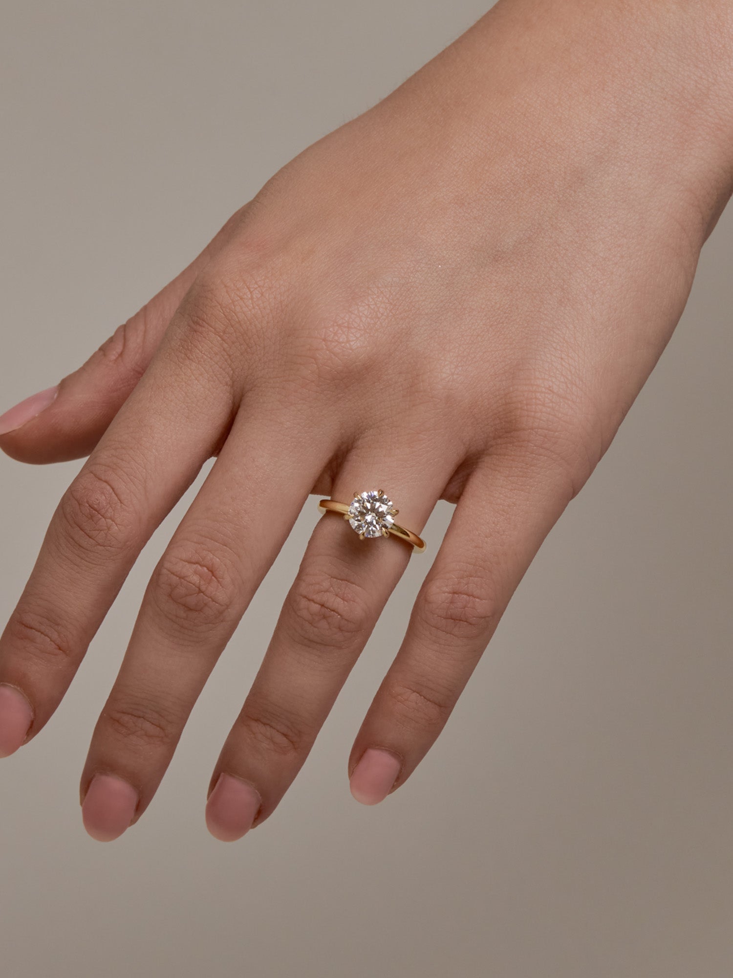 Solitaire-Oval Lab Grown Diamond Engagement Ring