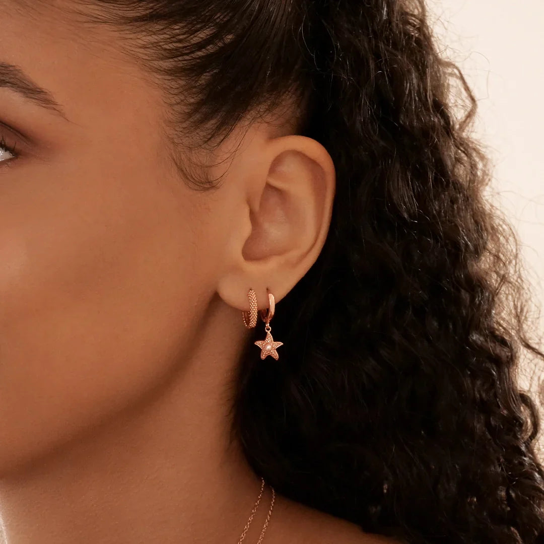 Round Dot Hoop Earrings 5