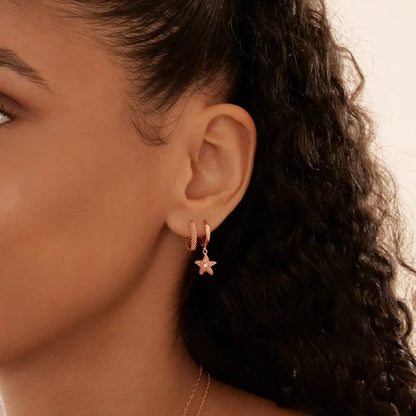 Round Dot Hoop Earrings 5
