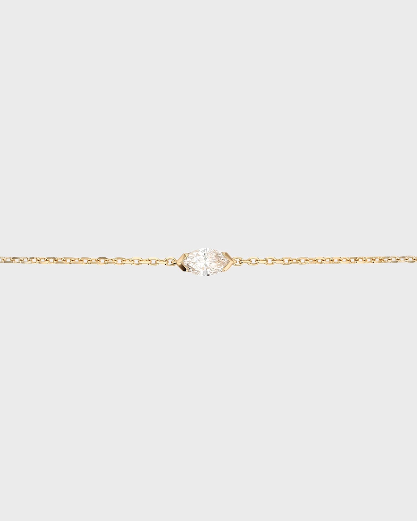 Elegant 0.25 CT Marquise Cut Diamond Chain Bracelet 4