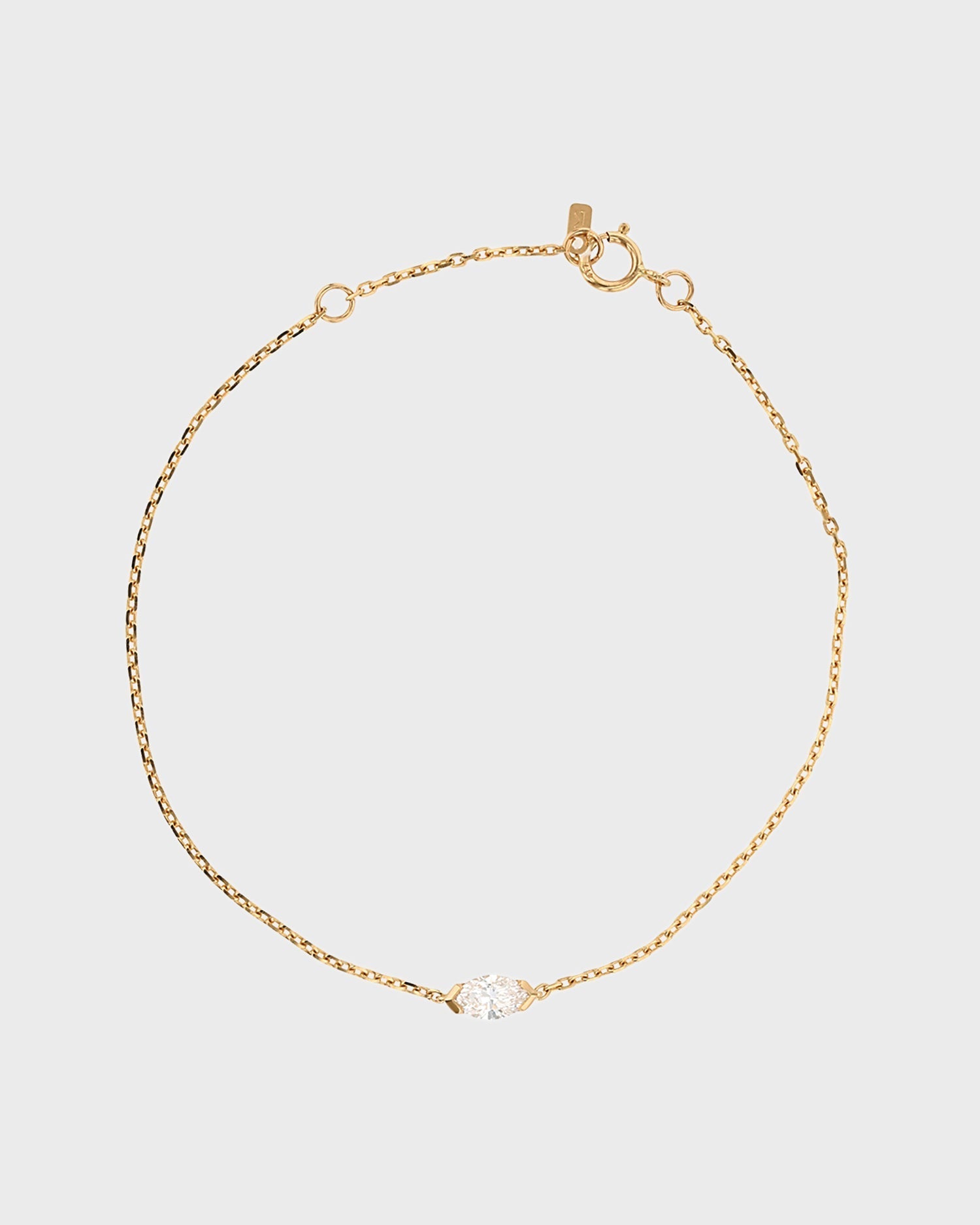 Elegant 0.25 CT Marquise Cut Diamond Chain Bracelet 1